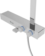 Душевая система Vincea Inspire термостатическая с изливом и дисплеем, хром