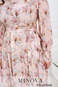 Платье 3168B-пудра Minova
