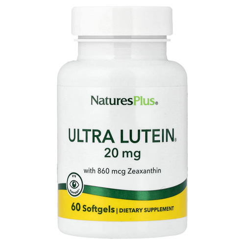 NaturesPlus, Ultra Lutein®, 20 мг, 60 капсул