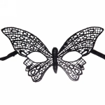 Маска «Кружево Бабочка», черный
