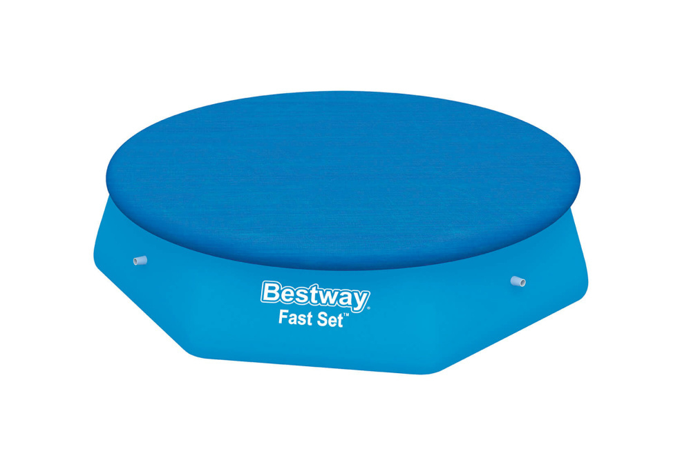 Тент для бассейнов с надувным бортом Bestway Fast Set Pools 305 см (d 335 см) (58033 BW)