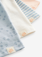 Футболка для девочки Next E65-363, 4 шт., Бежевый, Розовый, Голубой