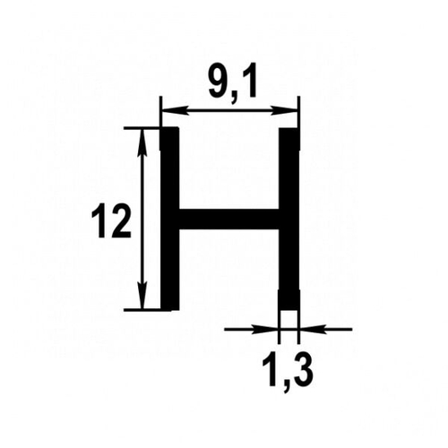 Двутавр Лука 12*9,1*12*1,3 Дт 01.2000.504л бронза