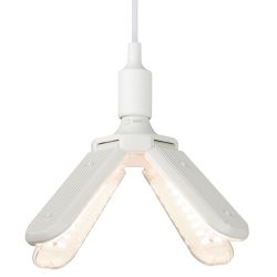 Фитолампа для растений светодиодная ЭРА FITO-36W-Rа90-E27-FOLD 4-х лепестковая полного спектра 36 Вт Е27 | Фитолампы Е27