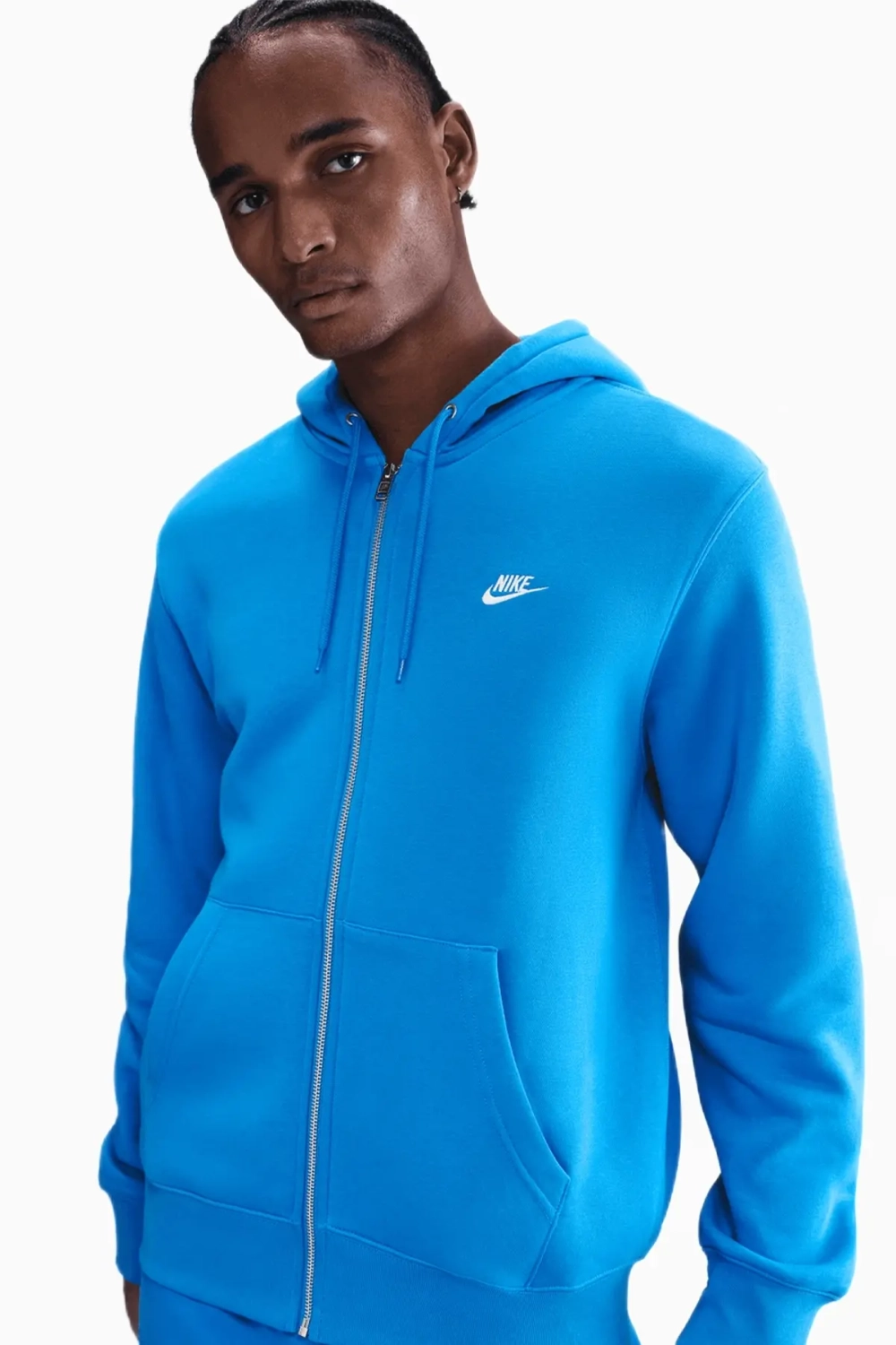 Кофта Nike Club Full-Zip - синий