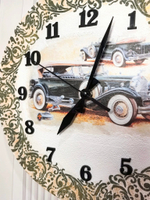 Авторские настенные часы "Pierce-Arrow"