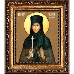 Евдокия Андрианова преподобномученица. Икона на холсте.