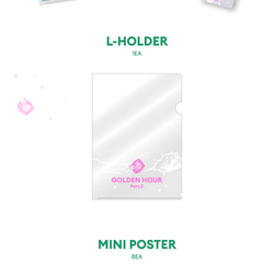 Мерч ATEEZ GOLDEN HOUR : Part.5 - L-HOLDER PHOTO SET (Набор с папкой)