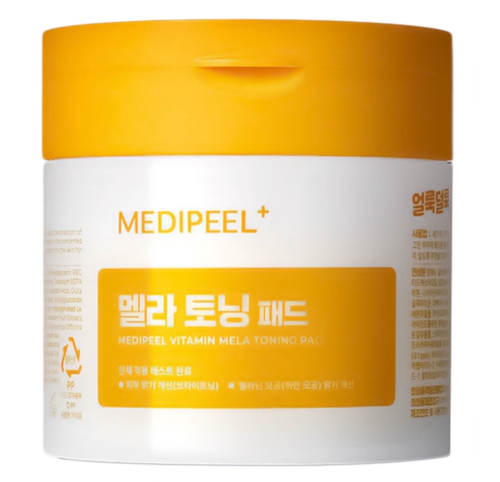 MEDIPEEL Пилинг-пэды против пигментации и пост-акне с витаминами и комплексом кислот, Vitamin Mela Toning Pad