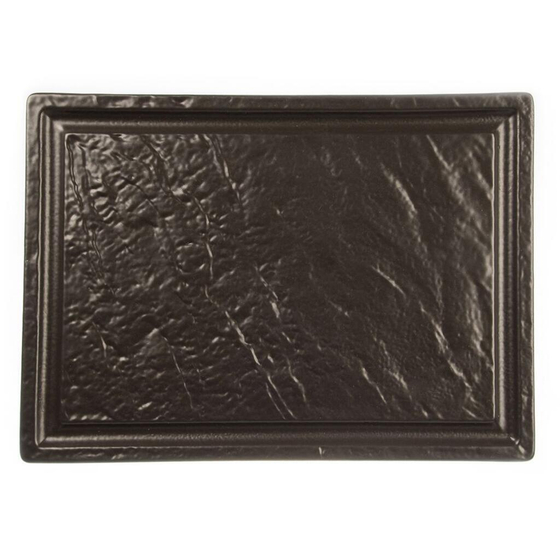 Блюдо прямоугольное 42*28 см h1,6 см Black Raw Stellar P.L. Proff Cuisine [1]