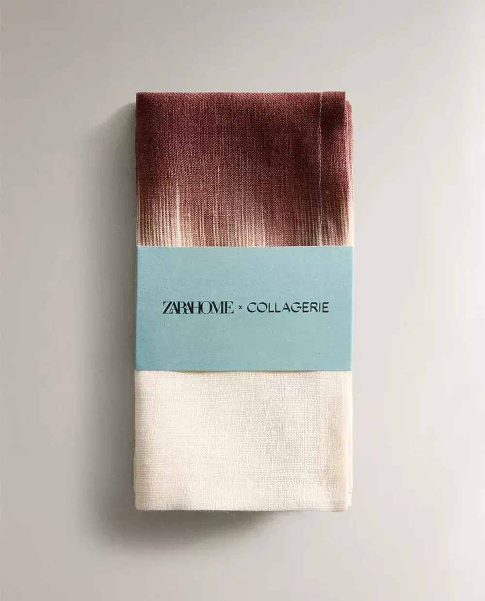 ZARA HOME САЛФЕТКИ С ПРИНТОМ ( 2 ШТ.), БЕЖЕВЫЙ/КОРИЧНЕВЫЙ