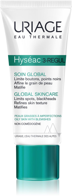 Uriage Hyseac 3-Regul Global Skincare - интенсивный уход за кожей с несовершенствами /   40  ml  / GTIN 3661434004308