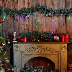 ULD-B2005-048-DTA MULTI IP20 Бахрома светодиодная. 2м. 48 светодиодов. Разноцветный свет. Провод прозрачный. ТМ Uniel