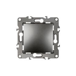 12-1101-12 ЭРА Выключатель, 10АХ-250В, IP20, Эра12, графит | Эра 12 Графит