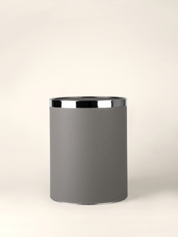 Ведро с крышкой серое