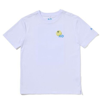 Футболка для мальчика теннисная Australian Open Kids Court Tennis - white