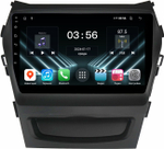 Магнитола для Hyundai Santa Fe 3 2012-2018 (климат на ШГУ) - FarCar DX209M монитор 9" IPS на Android 13, 4+64Гб, CarPlay