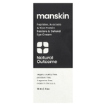 Natural Outcome, Manskin Restore & Defend, крем для кожи вокруг глаз, без отдушек, 15 мл (0,5 унции)