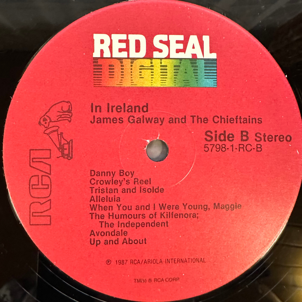 James Galway And The Chieftains ‎– In Ireland (США 1987г.)