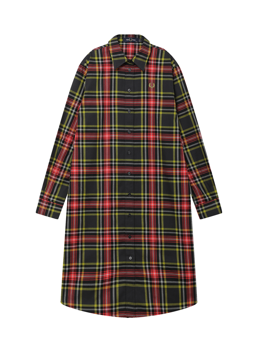 Платье-рубашка Дл. Рукав Tartan Shirt Dress