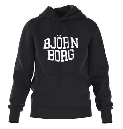 Мужская теннисная кофта Björn Borg Essential Hoodie - black beauty