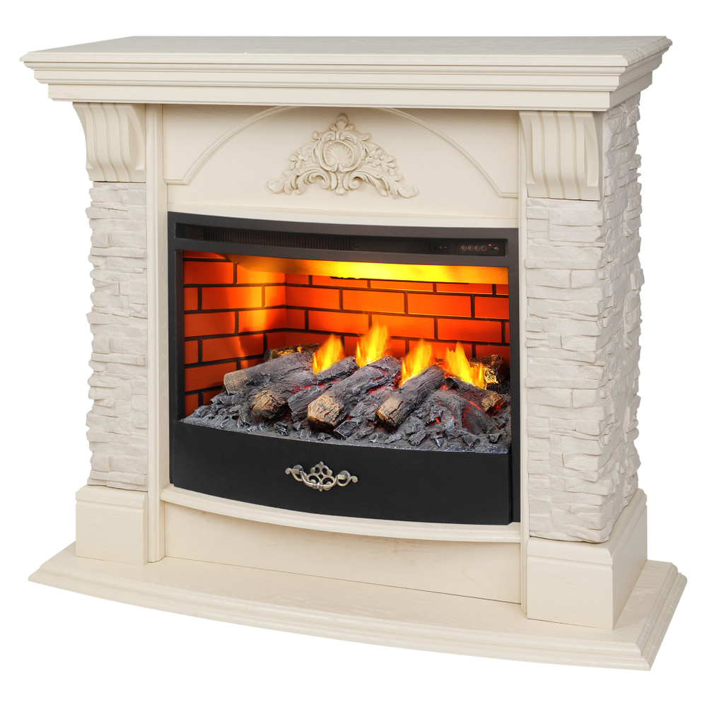 Каминокомплект Real Flame Athena 25/25,5 WT с очагом 3D Firestar 25,5