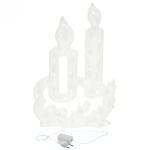 Фигура светодиодная 40см,»Свечи» мультицвет