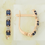 Серьги из золота 585 пробы