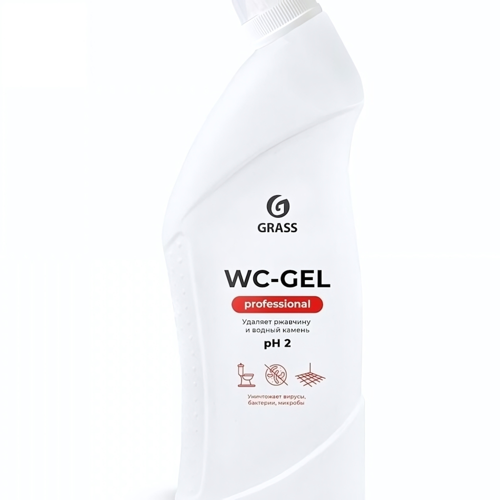 Средство для чистки сантехники GRASS WC-gel 750мл