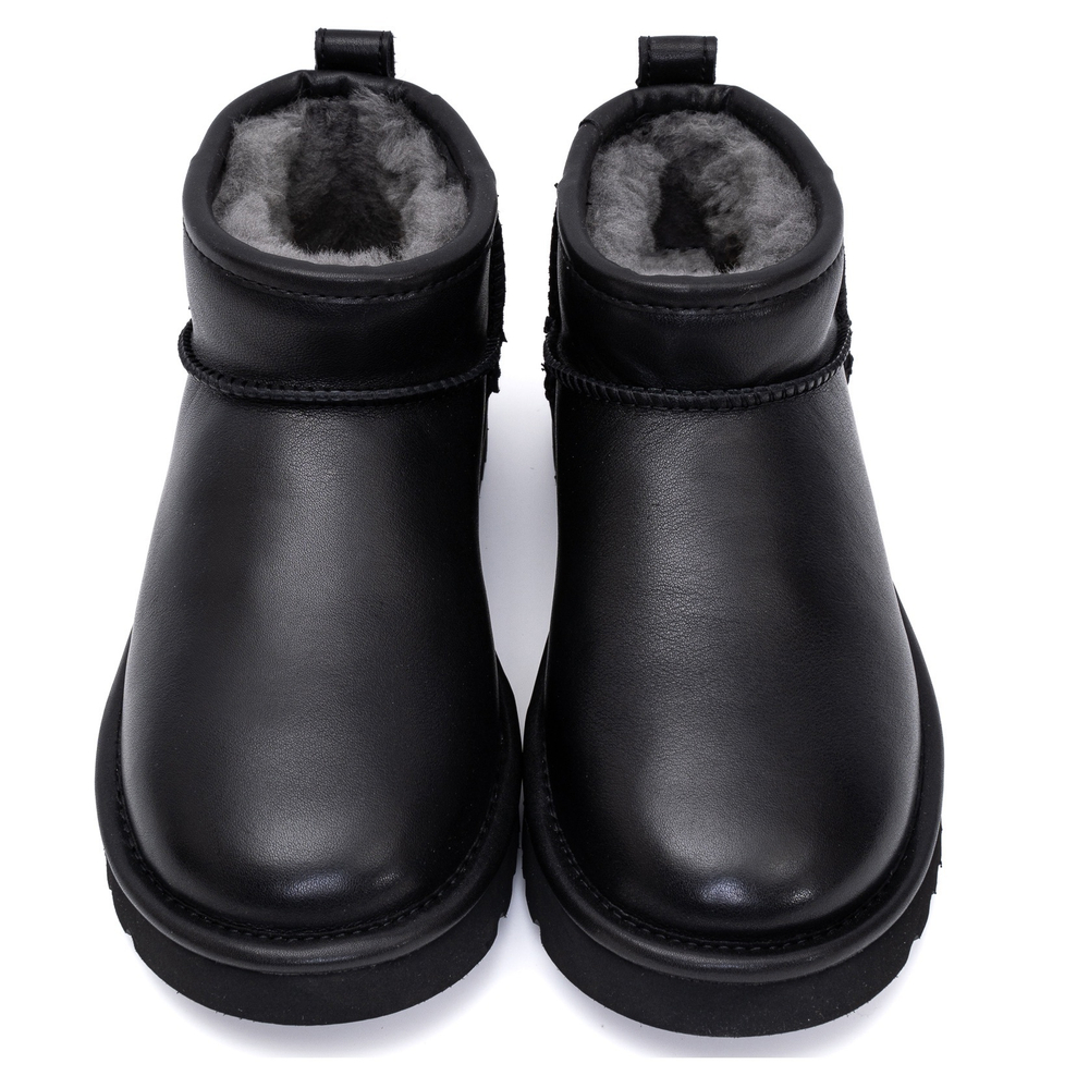 UGG Classic Ultra Mini Leather Black
