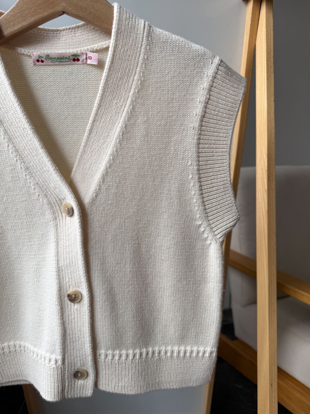 Вязаный жилет Bonpoint, 128