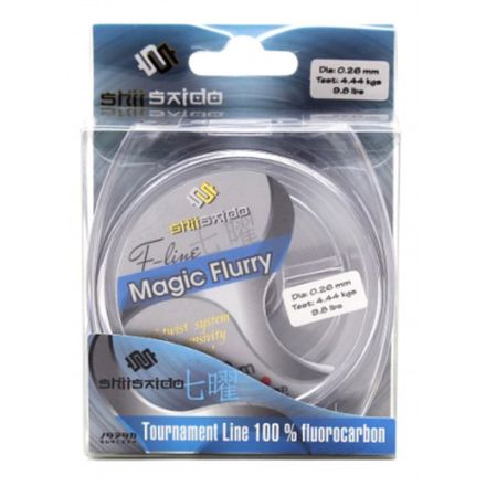 Леска флюорокарбон "Shii Saido" Magic Flurry, L-30 м, d-0,226 мм, test-3,53 кг, прозрачная