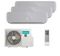 Мультисплит система на 3 комнаты Hisense AMS-09UW4RVETG00(S) x 2 + AMS-12UW4RVETG00(S) / AMW3-24U4RJC