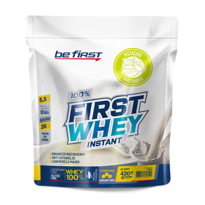 Сывороточный протеин &quot;Фисташка&quot;, First Whey Instant Pistachio, Be First, 420 г