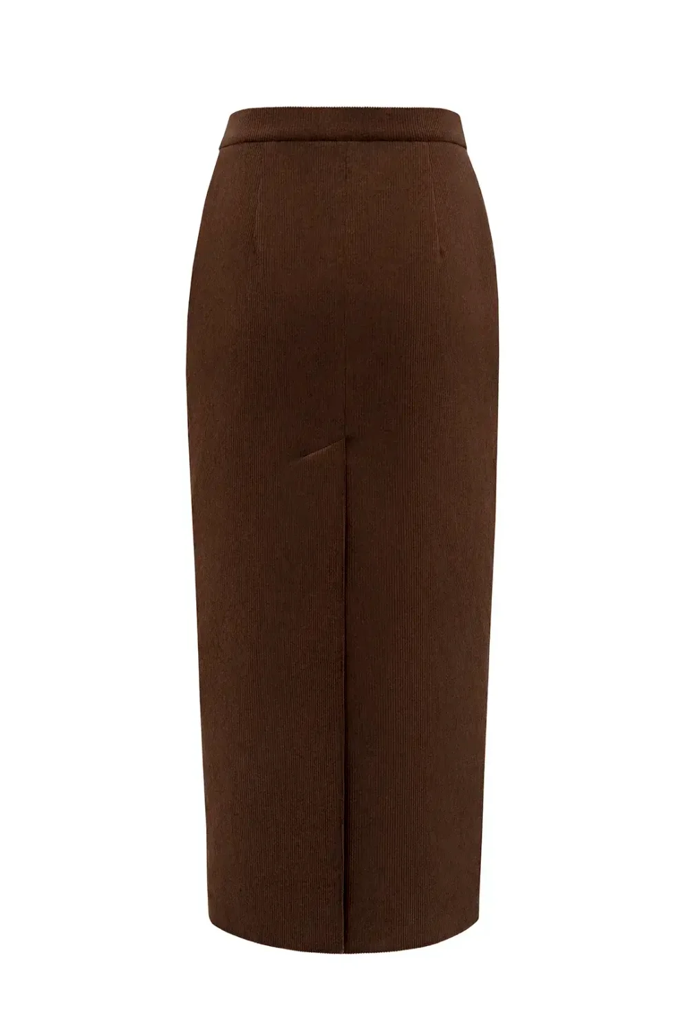 Юбка миди из вельвета