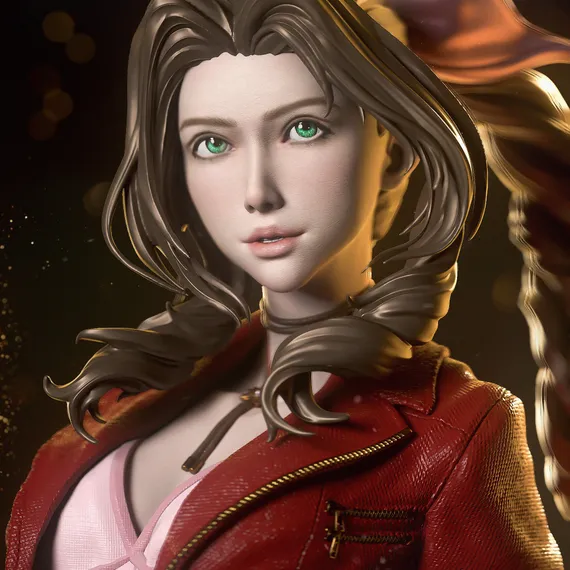 Aerith + bikini version - Final Fantasy