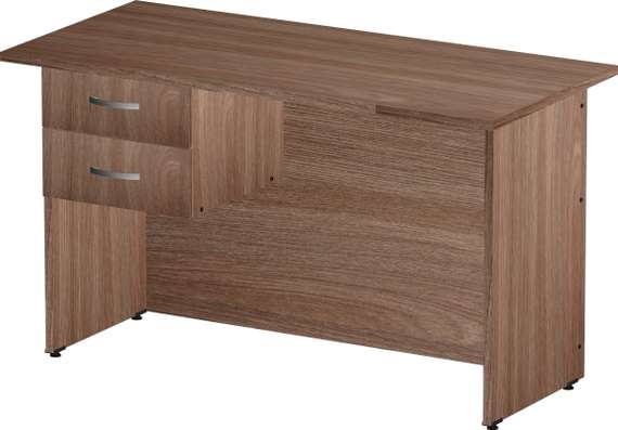 Стол письменный 2 ящика Стандарт-Pro ясень шимо темный