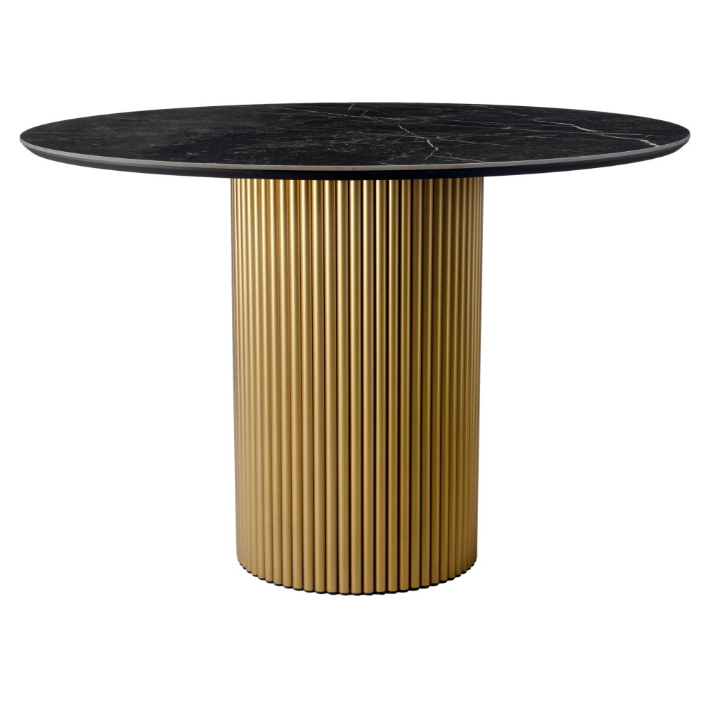 Стол Aura D110, керамогранит Wacom мрамор