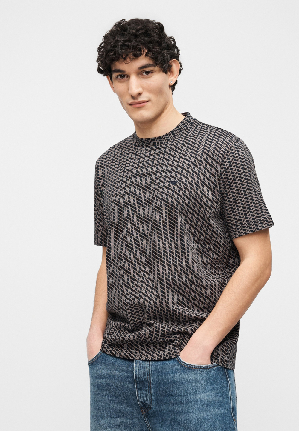 Emporio Armani Футболка с принтом - Зелёный