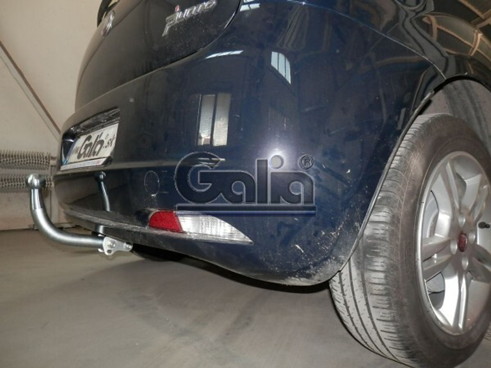 Фаркоп оцинкованный Galia F101C для Opel Corsa D 2006-2014, FIAT Grande Punto 2005-2010, Grande Punto Evo 2005-2010, Alfa Romeo MiTo 2008-2018(паспорт и сертификат в комплекте)(без электрики)