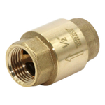 Обратный клапан пружинный TEBO 1/2" с металлическим седлом