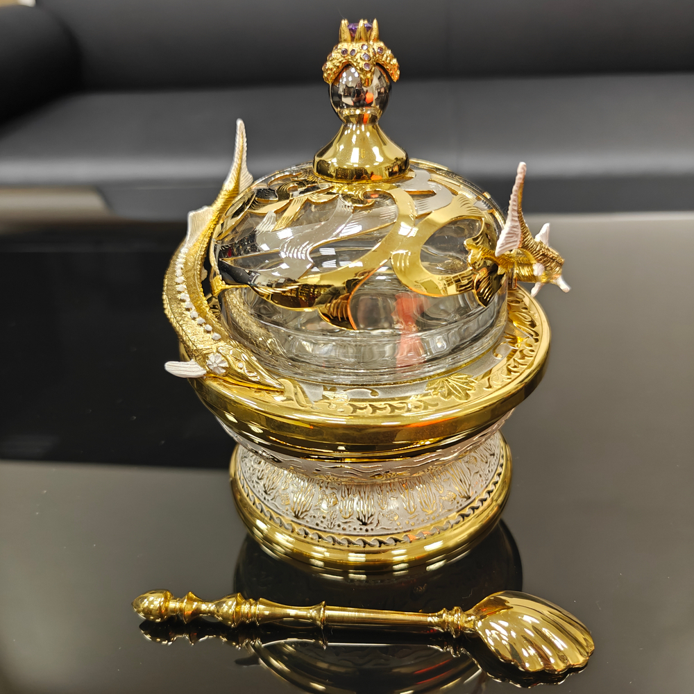 Икорница "Морская звезда - Аметист" (Златоуст)