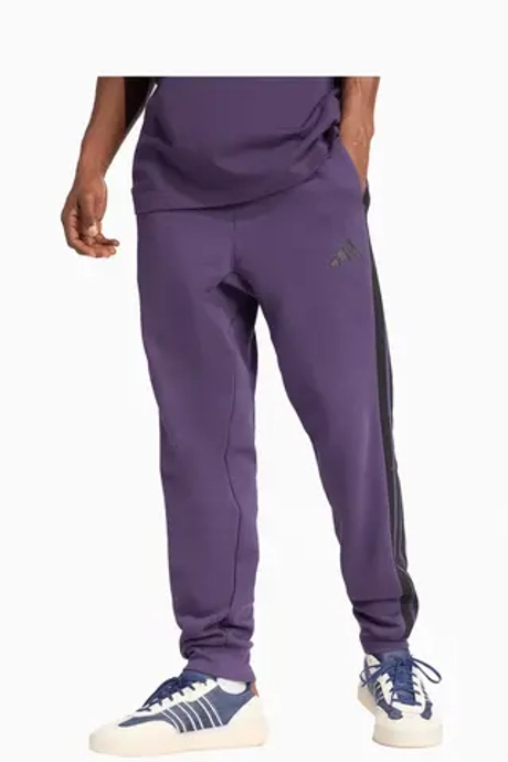 Штаны adidas Essentials 3-Stripes Fleece - фиолетовый