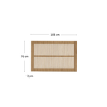 Beyla Изголовье из массива ясеня для кроватей шириной 90 см