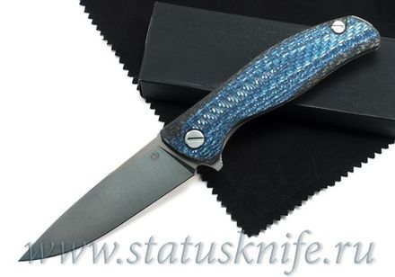 Нож Широгоров F3 S90V Blue CF Кастом Дивижн