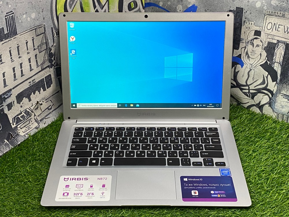 Ноутбук Irbis 13' Atom/2GB/32GB/ NB72[NB72]/Windows 10