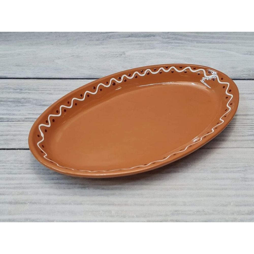 Блюдо овальное 25,5*15 см "Псковский" керамика ПГ [6]