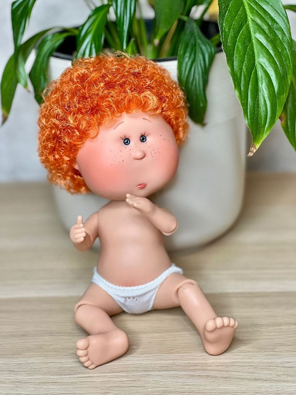 Кукла Nines виниловая 30см MIO шарнирная без одежды (1214W1)