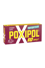 Клей (холодная сварка) "POXIPOL" прозрачный 14 МЛ (6/60/240)