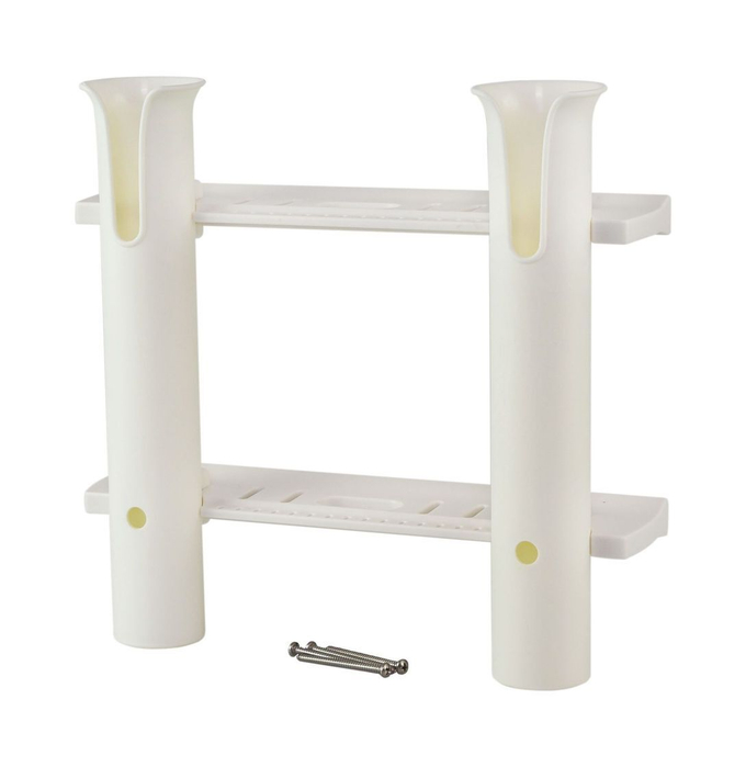 Держатель спиннинга 2 стакана, белый